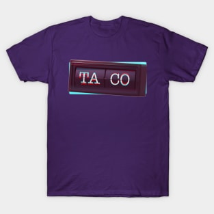 Chromatic Aberration Taco Clock T-Shirt